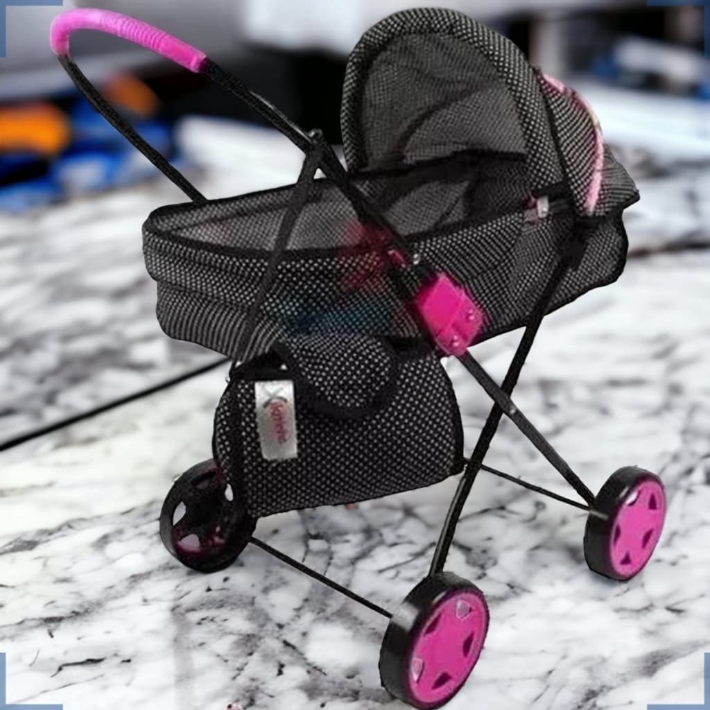 Carrinho de Boneca Baby Bebê com acessórios Meninas Rominha Reborn Infantil Alive