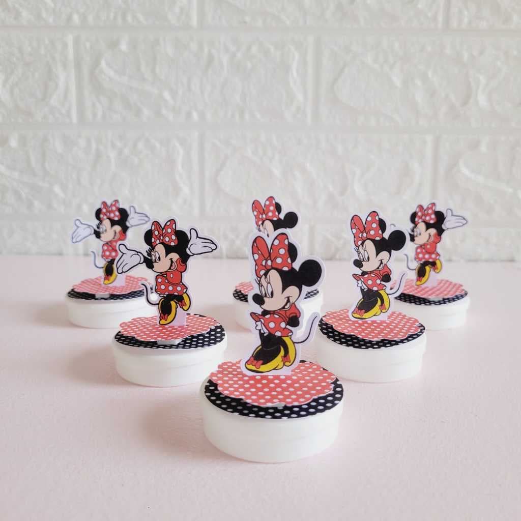 Aplique para Latinha Minnie Festa Infantil Lembrancinhas Personalizadas.