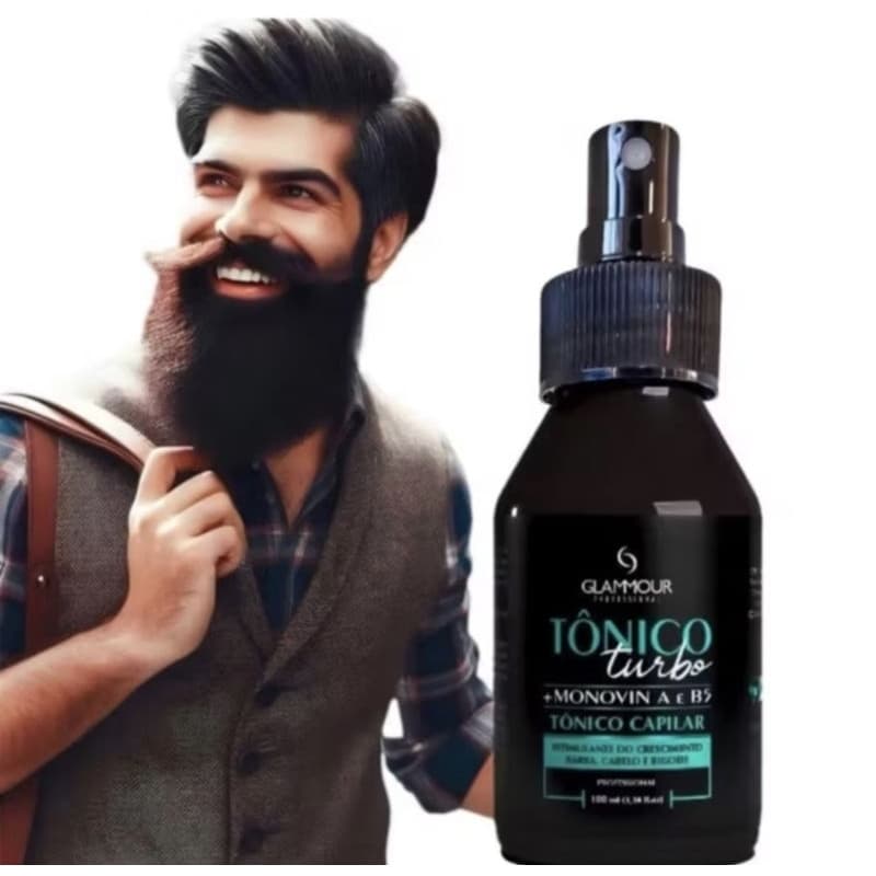 Tônico Capilar Antiqueda e Crescimento Cabelo, Barba e Bigode (unissex)