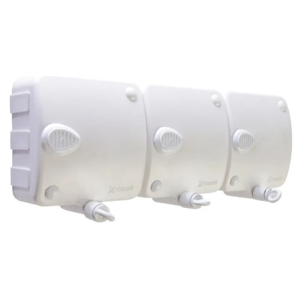 Kit com 3 Unidades de Varal com 6 Metros de Fio Suporta 18 Kg