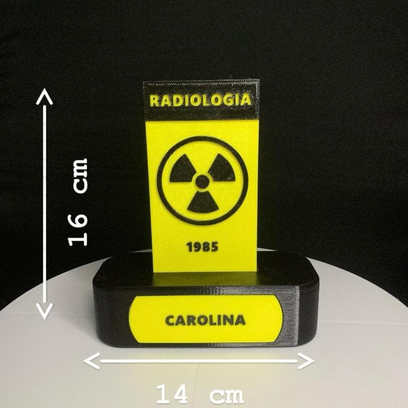 Decoração de Radiologia, Símbolo de Radiação,  Decorativo, Símbolo de Radiação, Radiologia