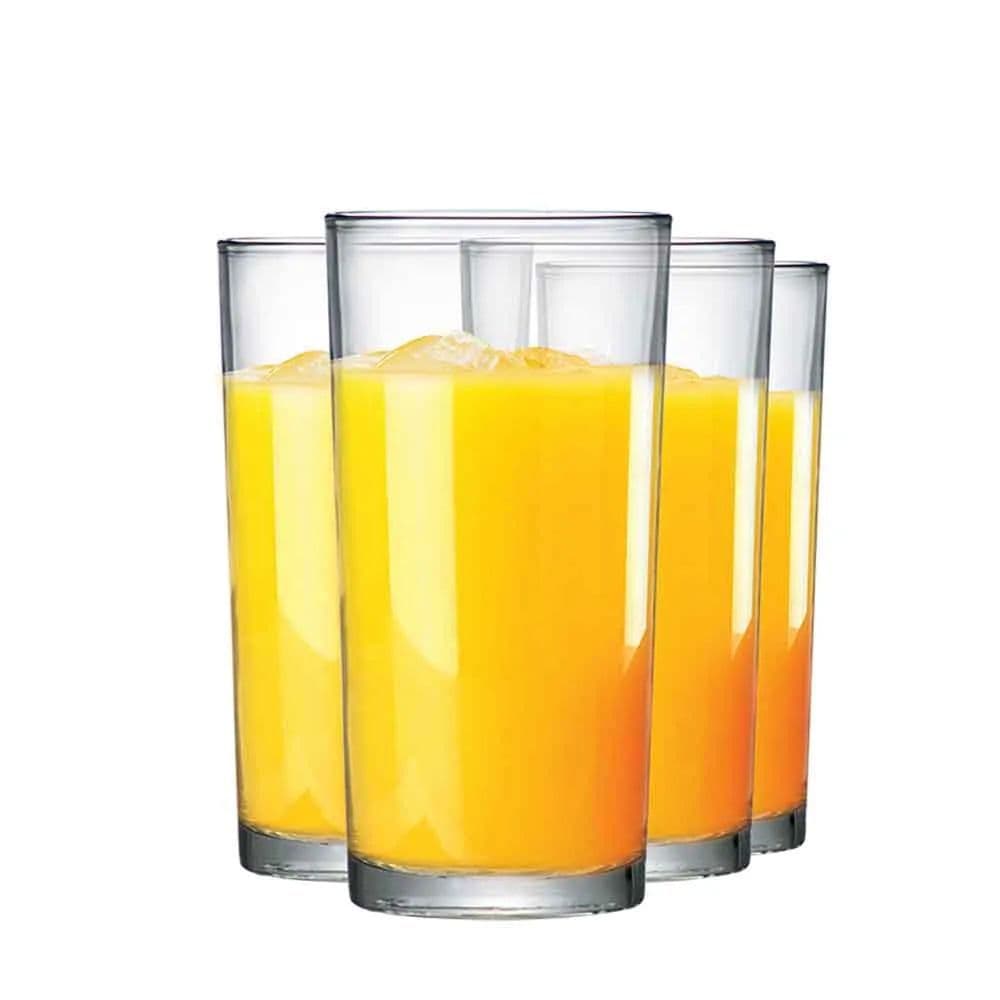 Copo de Vidro Long Drink Água e Suco Kit Jogo de Copos 255ml Multiuso