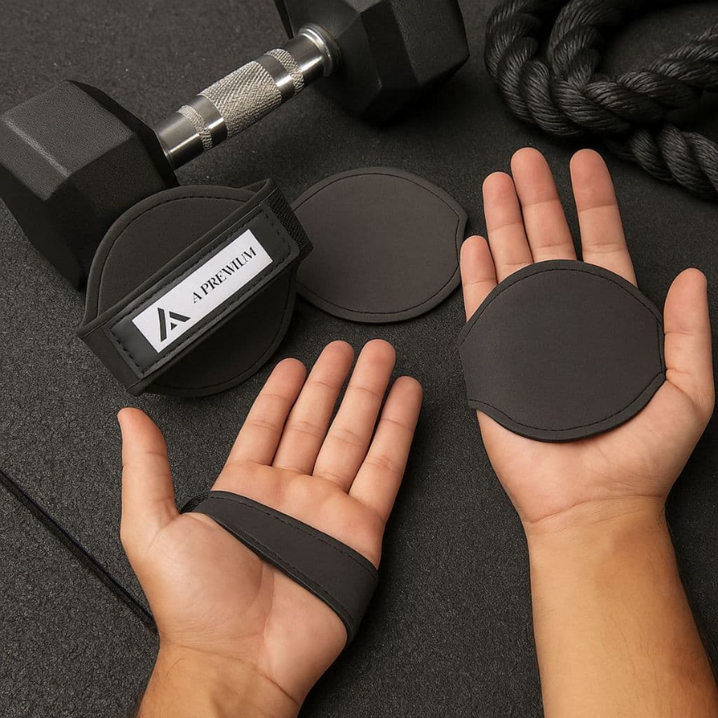 Luva Palmar Musculação Antiderrapante Grip Confortável
