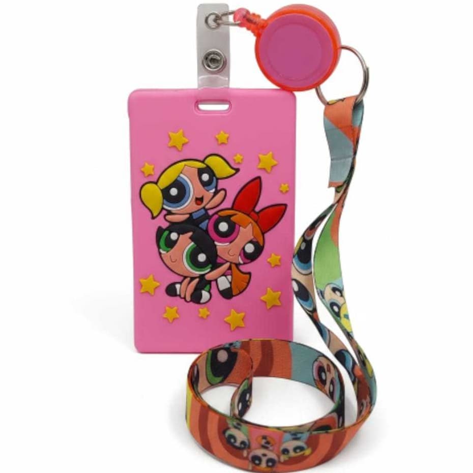 Porta crachá Emborrachado Das Meninas Poderosas Para Bilhete Único / Tag De Mala Capinha