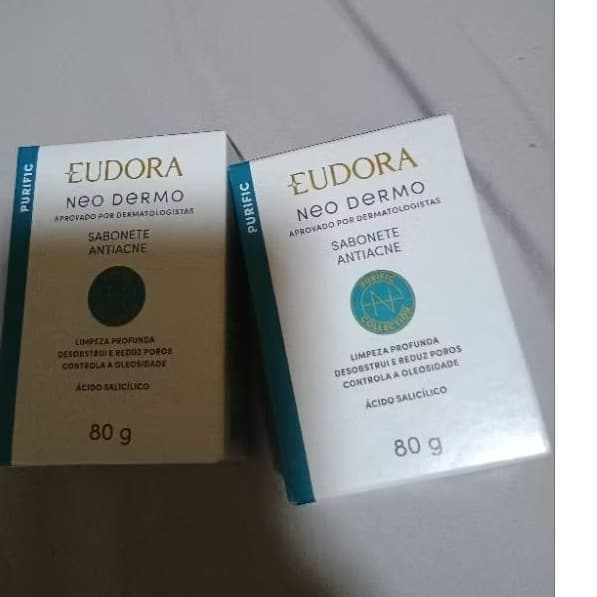 Sabonete Antiacne Eudora Neo Dermo Purific 80g Original
