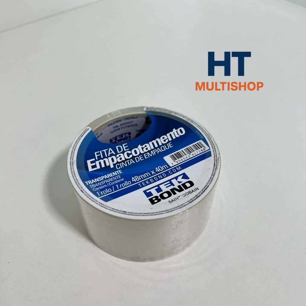 Fita de empacotamento transparente TEKBOND  48 mm x 40 m