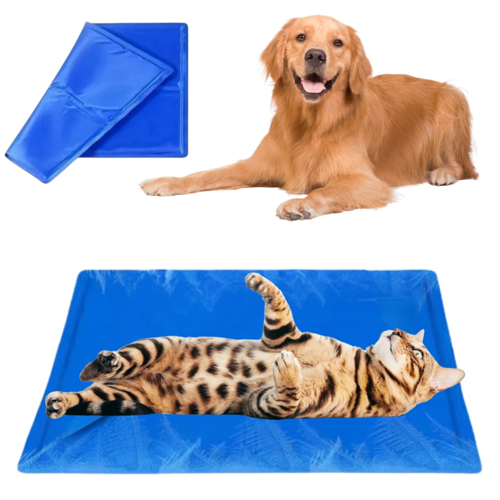 Tapete Refrescante Gel 50x65cm para Cães e Gatos – Anti Calor Conforto Térmico