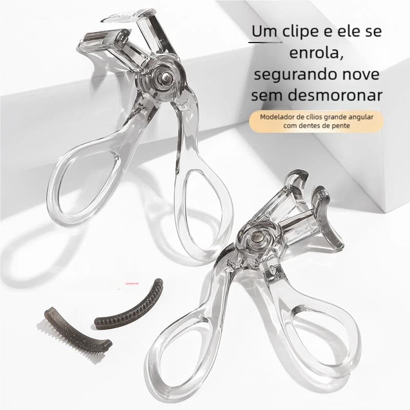 Curvador de Cílios transparente, Ferramenta de Maquiagem, Extensão de Cílios Rápida e Conveniente