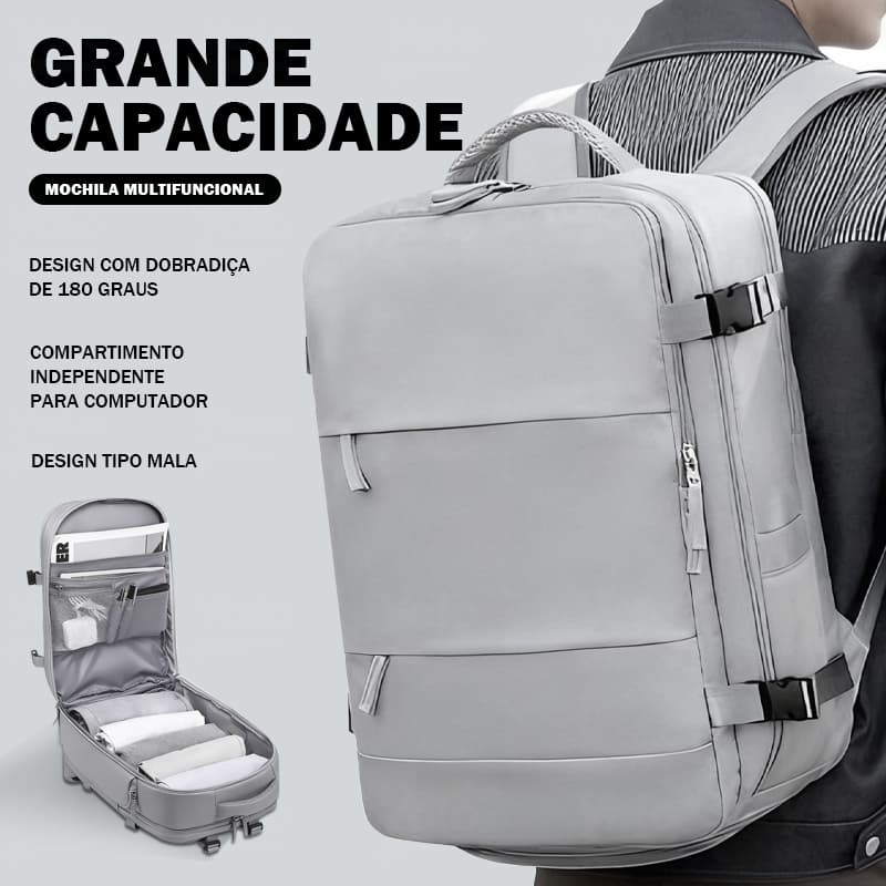 Mochila Elegante Para Laptop Viagens , Escola , Resistente À Água , Caderno Executivo , Prova D'água , Viral