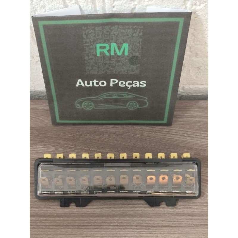 Caixa de Fusivel 12 Polos Modelo Louça VW Fusca ETE7276 Codigo Original 113.937.505.1