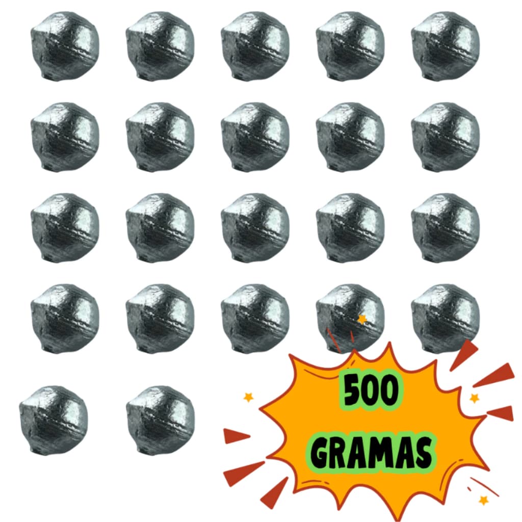 chumbo chumbada para pesca 500 gramas varios tamanhos