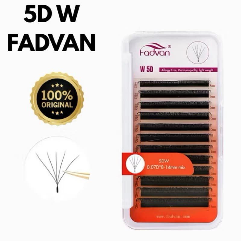 Fadvan 5D W Extensão de cílios volume egípcio alongamento lash designer