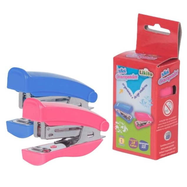 GRAMPEADOR MINI COLORIDO 18 FOLHAS LYKE