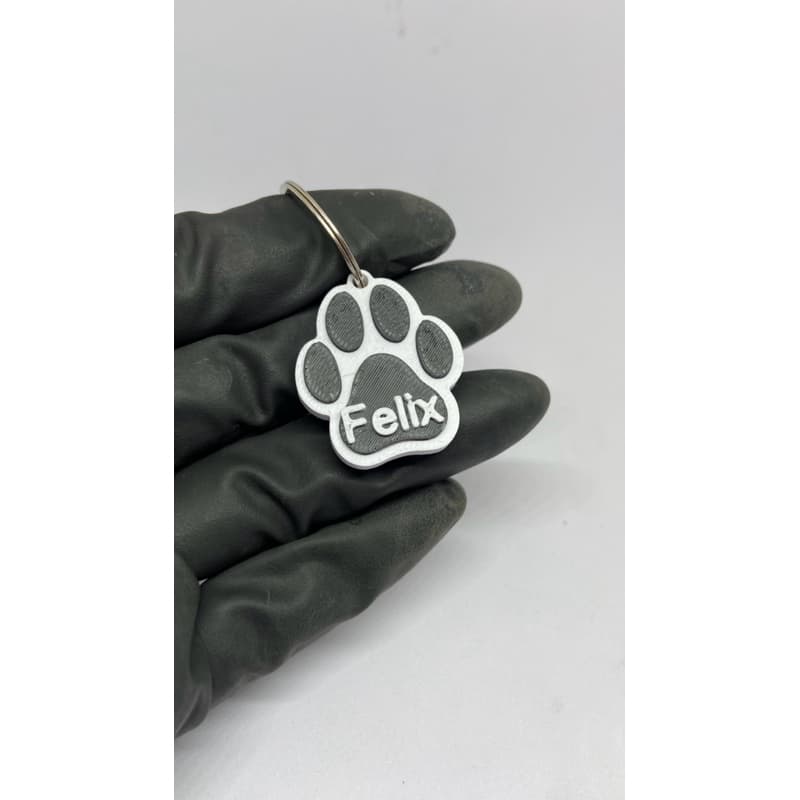 placa de identificação pet-identificação para cachorro-etiqueta para coleira-	tag pet personalizada-	plaquinha nome pet