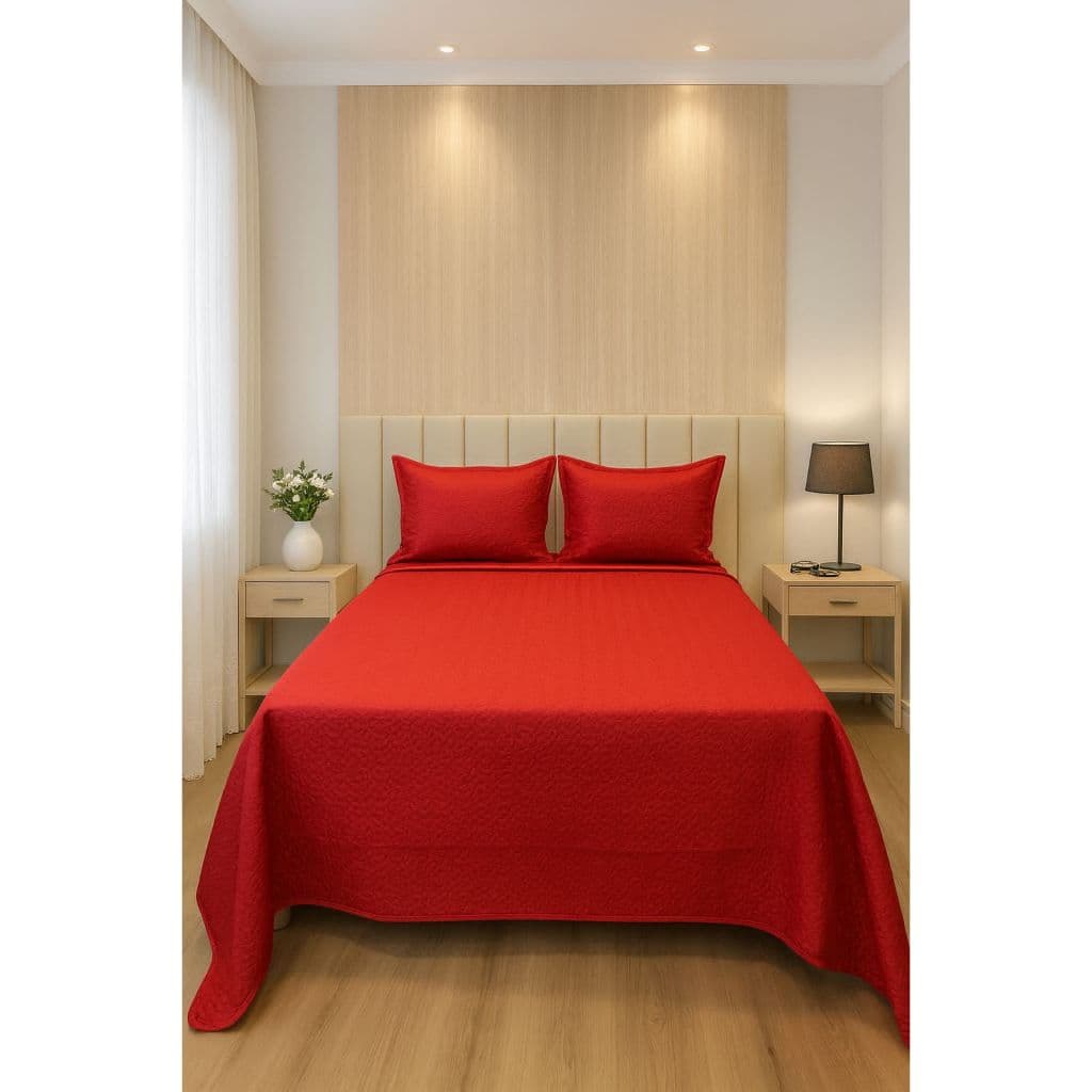 Cobre Leito Matelado Acetinado Luxo Macio Brilhante Toque de Seda Casal Queen