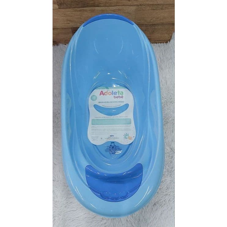 BANHEIRA ADOLETA 20 OU 22 LITROS  COMPACTA AZUL OU ROSA