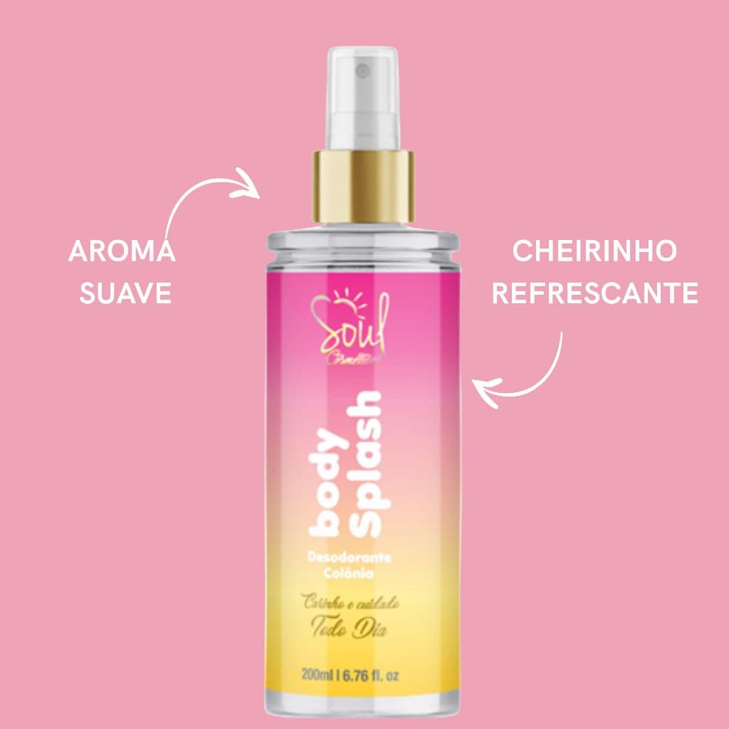 Body Splash Soul Cosméticos Desodorante Colônia 200ml