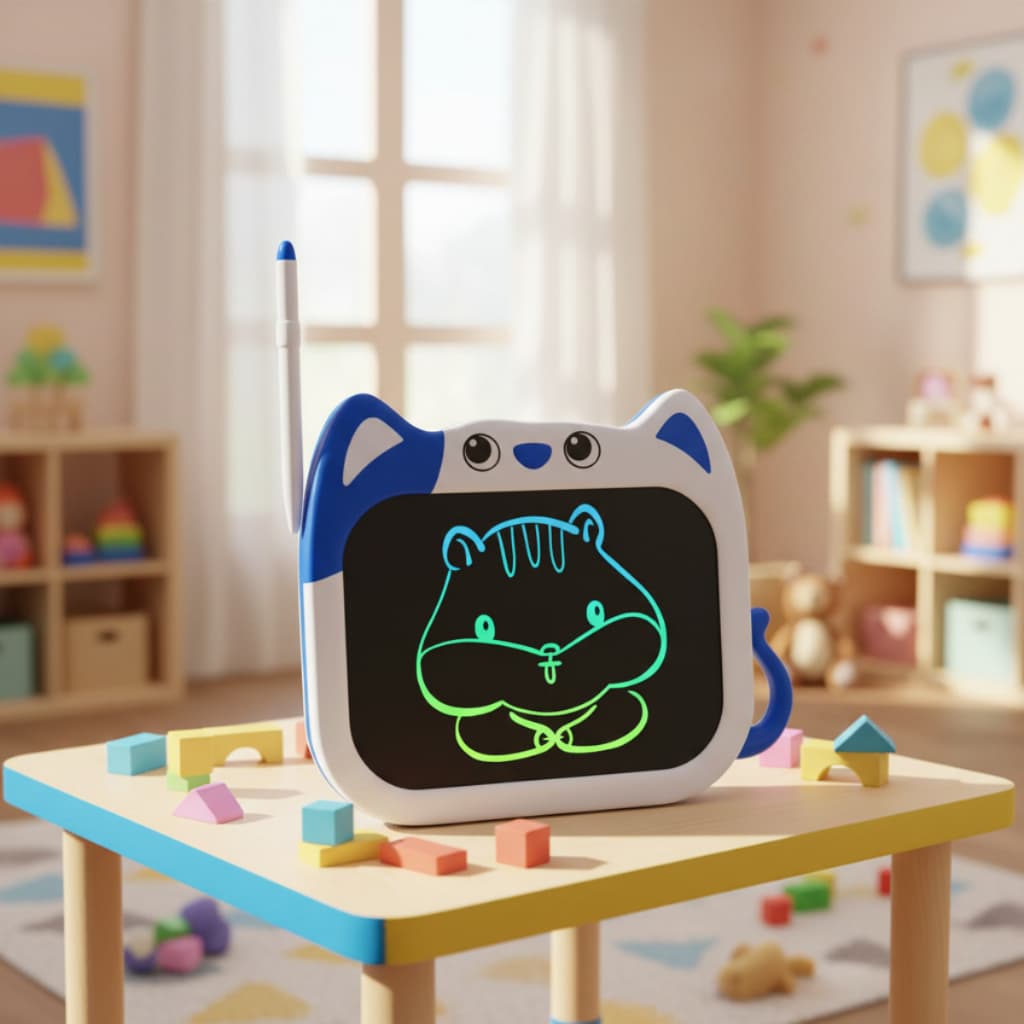 Lousa Mágica Tablet Infantil Premium Lousinha Desenhar LCD Educativa Colorida Criança Brinquedo
