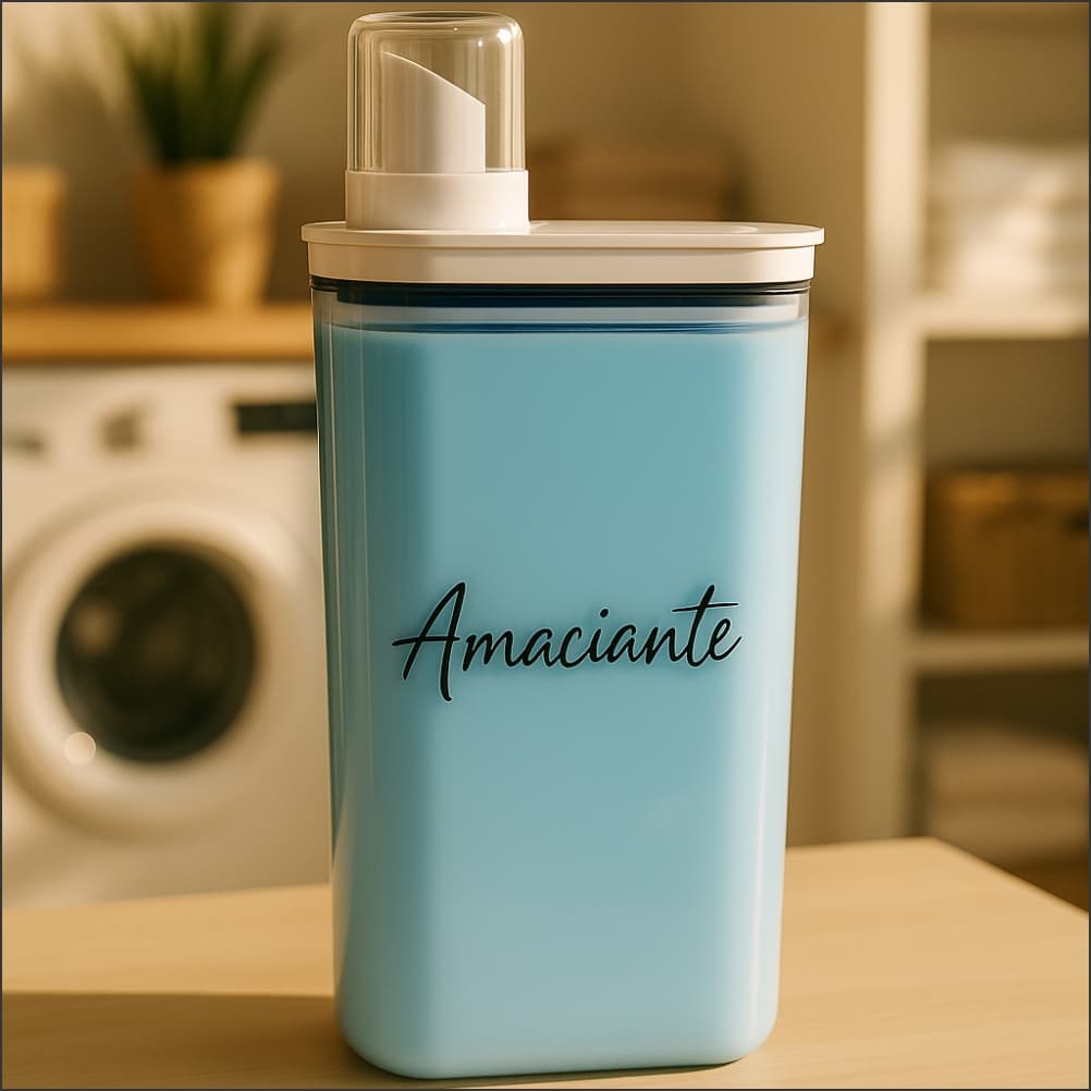 (1,3,4) Dispenser Pote Hermético Copo Medidor Porta Sabão Em Pó Amaciante 2,3L Organizador Lavanderia Chumbo