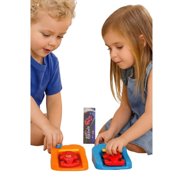 CARRINHO DE BRINQUEDO LANÇADOR + CARRINHO - CARRINHO DE FORMULA 1- CARRINHO SPEED CAR - LANÇADOR MANUAL DIVERSÃO E AÇÃO!