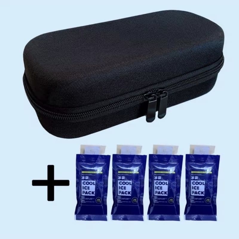 BAG Térmica EVA Para Canetas de INSULINAS + 4 Blocos de GEL