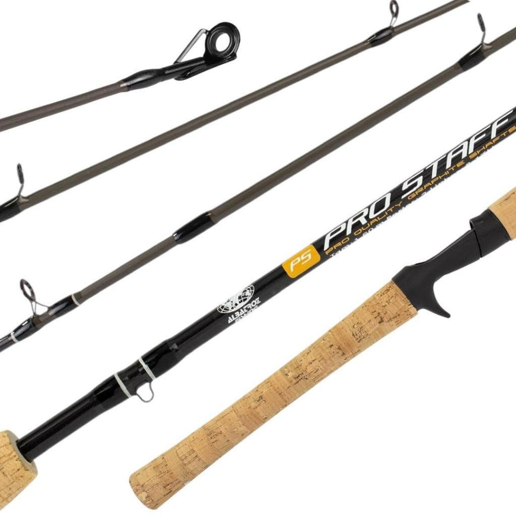 Vara Pesca Pro Staff 1,80m / 1,68m 8-17lbs Carretilha Albatroz Carbono