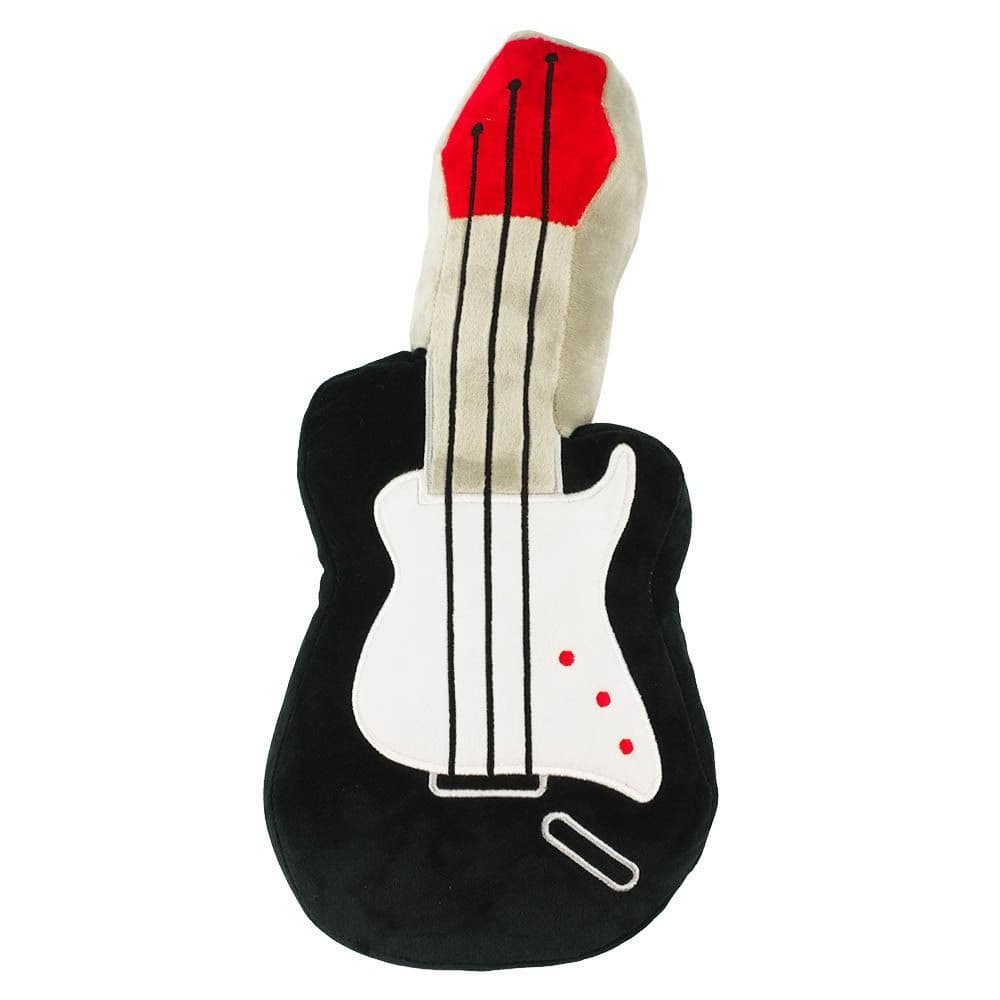 Almofada De Pelúcia Preto Baixo Instrumental Decoração 8x35x16cm