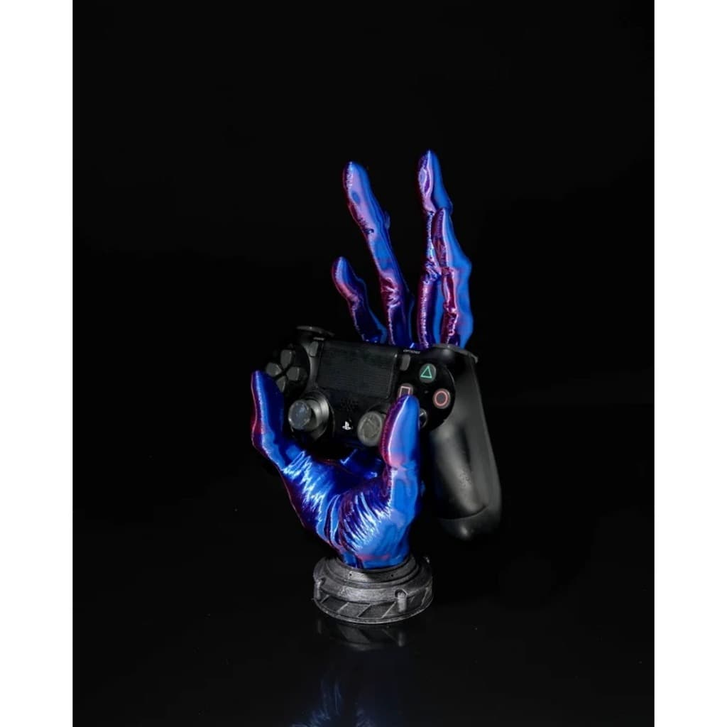 Mão Alien Decorativa Gamer Em ABS 3D Estátua Geek