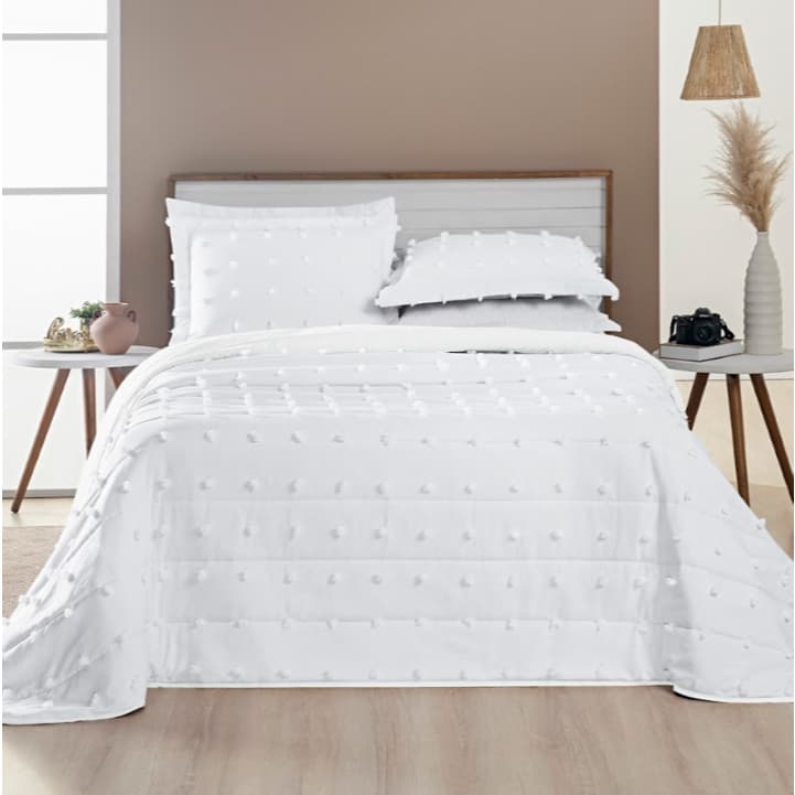 Cobre Leito 3 Peças Queen/King/Casal Poppy 300 Fios Pecal Quarto Cama colcha Edredom