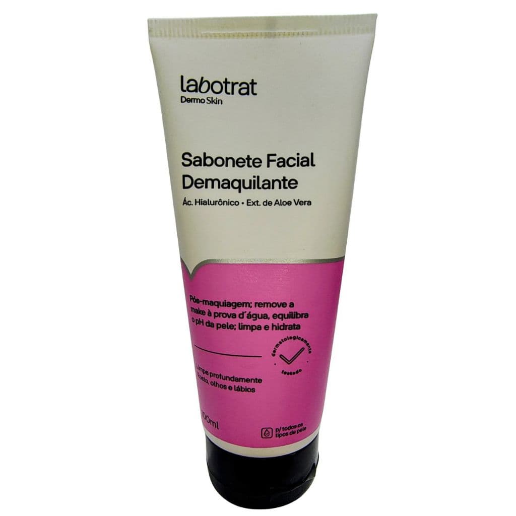 Sabonete Facial Demaquilante Dermo Skin 100ml Labotrat