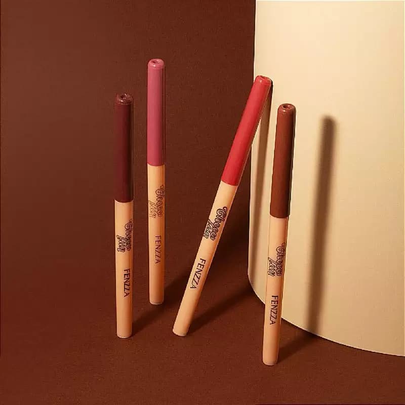 FENZZA CHOCO FUN CONTORNO LABIAL RETRÁTIL LAPIS DE BOCA TIRAMISU DOLCE BOMBOM