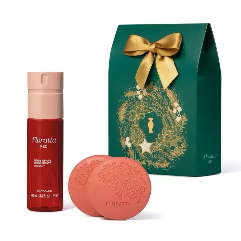 Kit Presente Floratta Red Cuidados (2 itens)