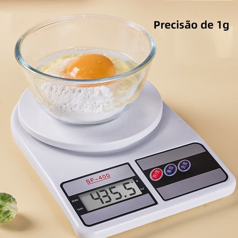 Balança Digital De Precisão Para Cozinha Uso Domestico e Profissional até 10kg Precisão de 1g
