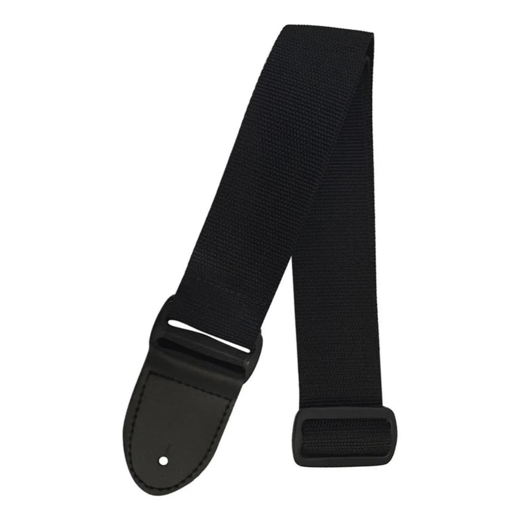 Correia Para Violão Guitarra Baixo Ajustável Preta Universal