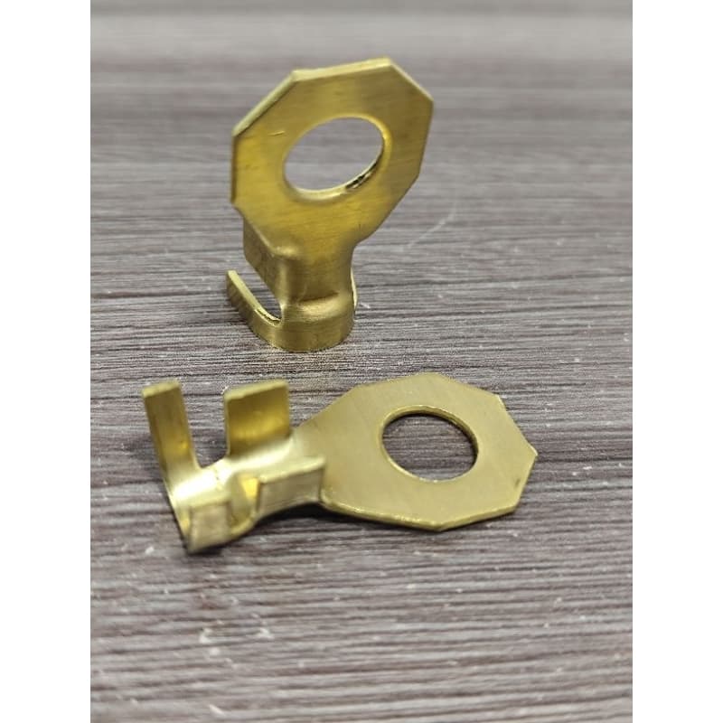 10 Unidades do Terminal Olhal 3/8 Furo 10,00 Mm Reforçado Fio 12MM ETE3024