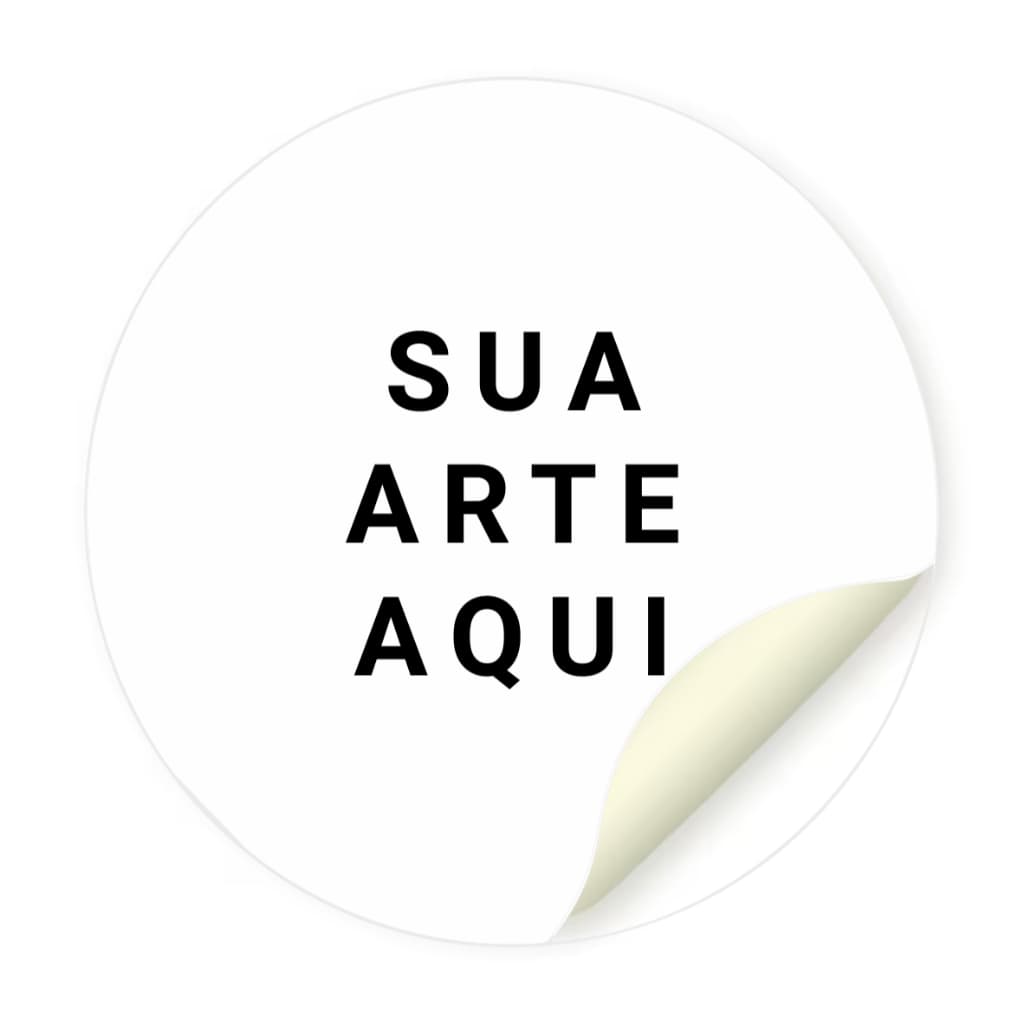Adesivo Personalizado 4cm x 4cm Escolha a Arte no Chat