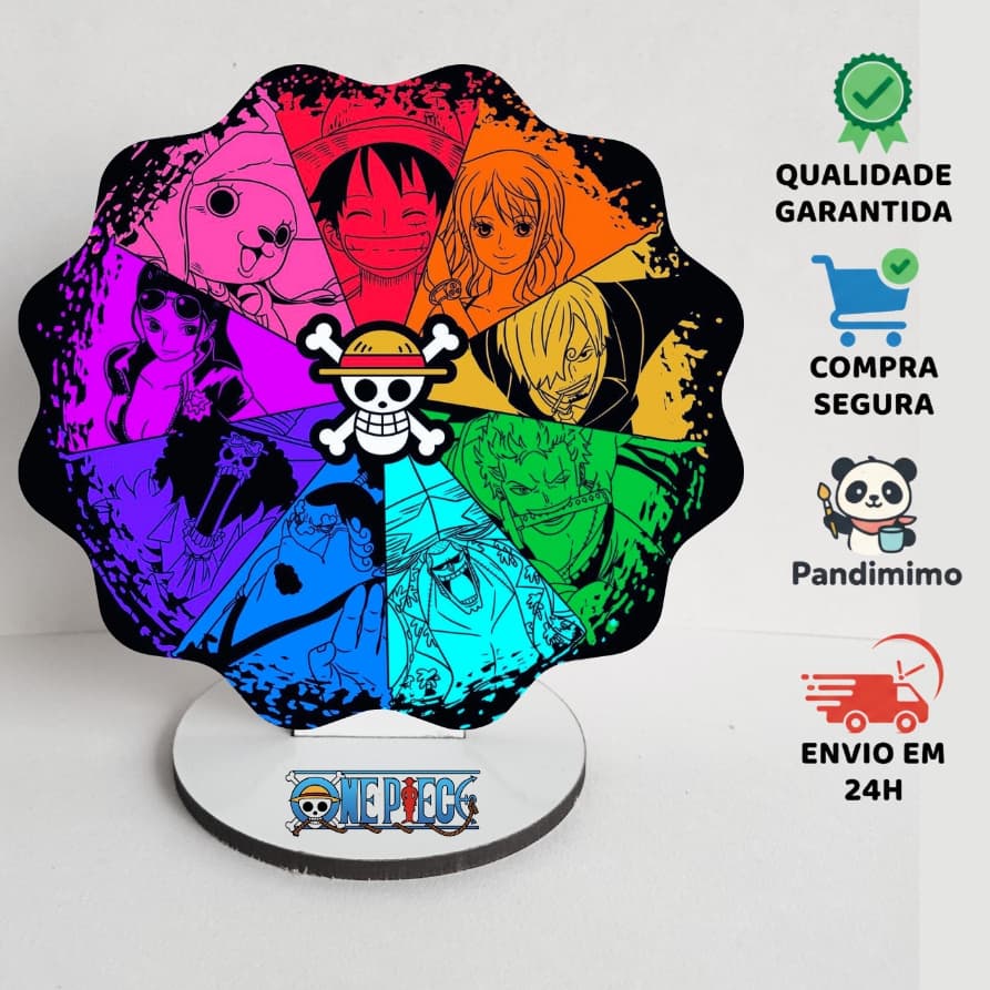 One Piece - Decoração Premium! ⚔️ #anime #gamer #geek #jogos