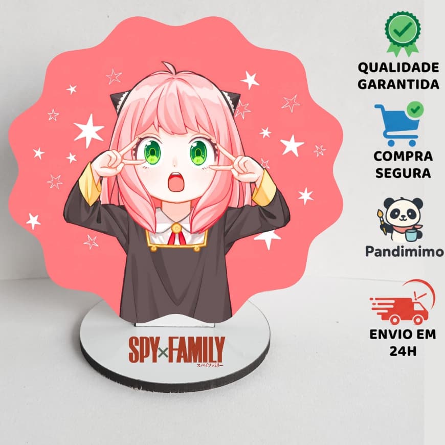Anya - Spy x Family - Decoração Premium! 😍 #anime #geek
