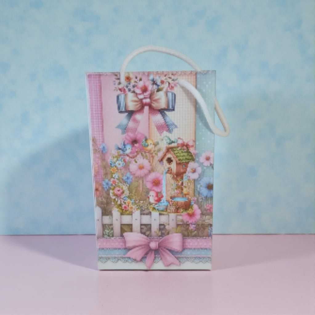 Sacolinha Personalizada JARDIM ENCANTADO Lembrancinha Festa Sacola Surpresa- TAMANHO P