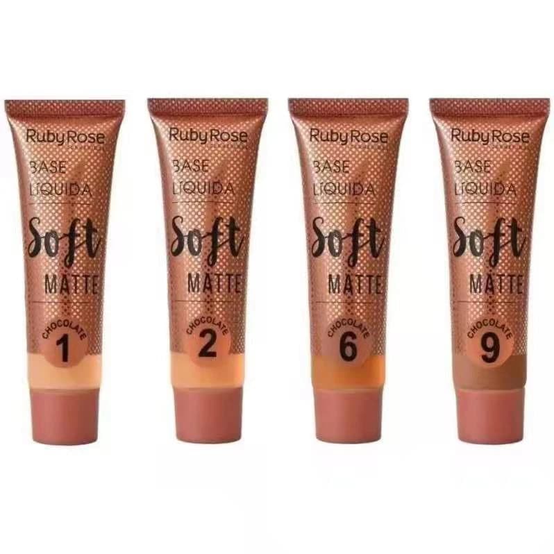 Base Líquida Soft Matte Chocolate HB8050 Ruby Rose