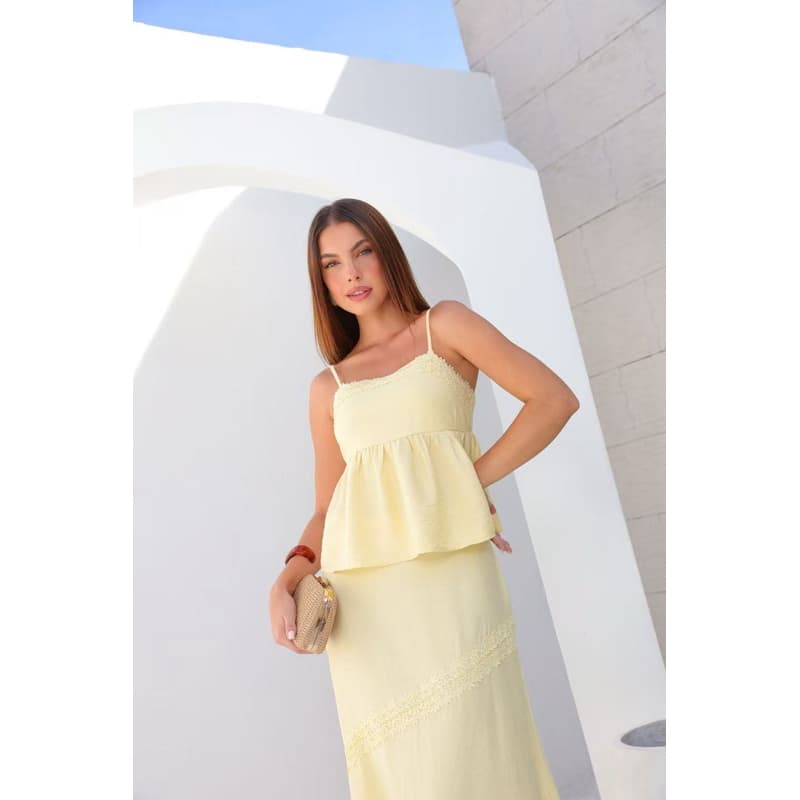 feminina conjunto de saia  combina renda 2529