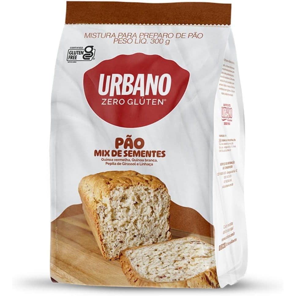 Mistura para Pão Sem Glúten Mix de Sementes Urbano 300g