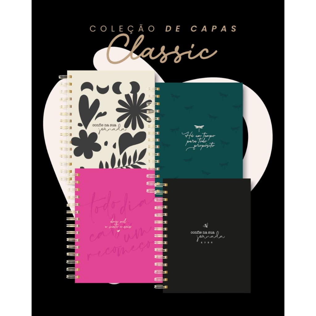 Agenda 2026 Classic A5 • Planner Completo • Capa Dura • Ideal para Organização e Produtividade