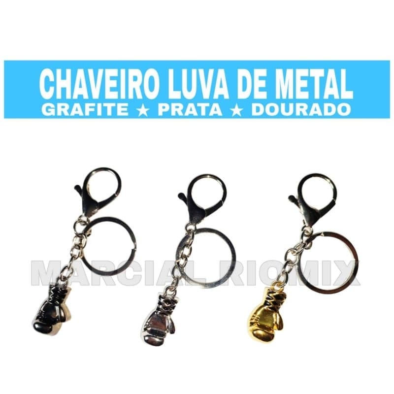 CHAVEIRO DE METAL LUVA DE BOXE, KARATE, MMA, SANDA, KICKBOXING, KICKBOXER, MUAY THAI, LUTAS, PINGENTE ENFEITE