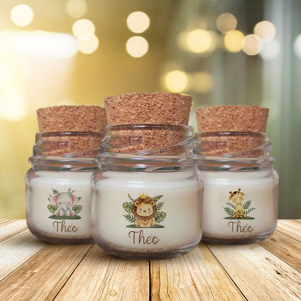 Mini Vela Aromática 40ml de Sândalo Personalizada para Casamentos, Lembrancinhas, Aniversários, Batizados...