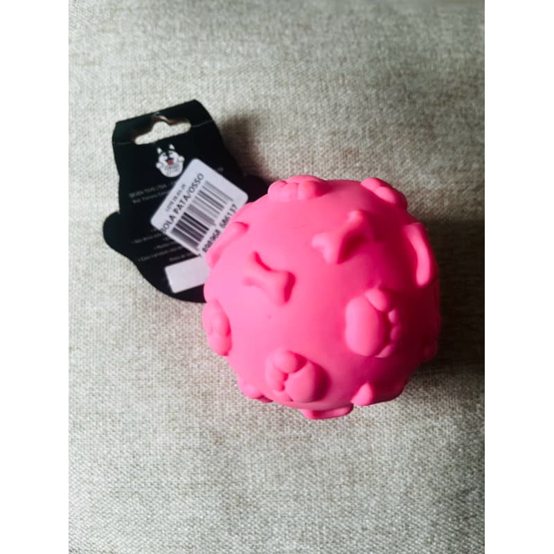 Brinquedo Mordedor Pet Bolinha Pata e Osso