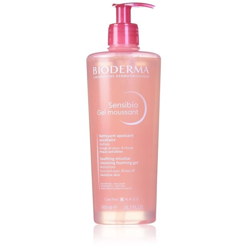 Gel de Limpeza Micelar Bioderma Sensibio Gel Moussant com 500mL