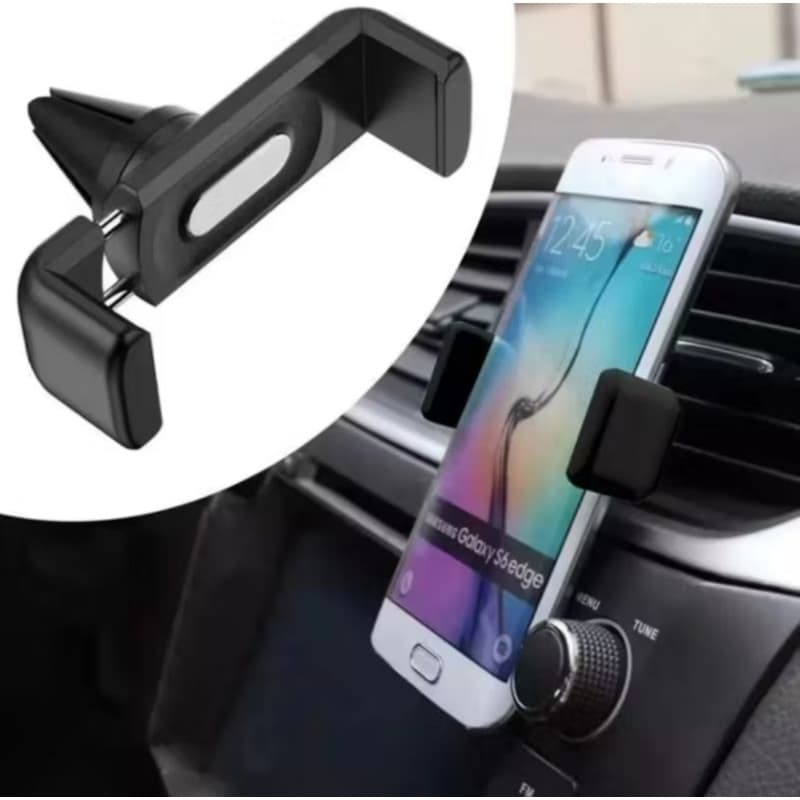 Suporte Celular E Gps Veicular Saída De Ar-condicionado Preto Porta Smartphone Carros KL-74