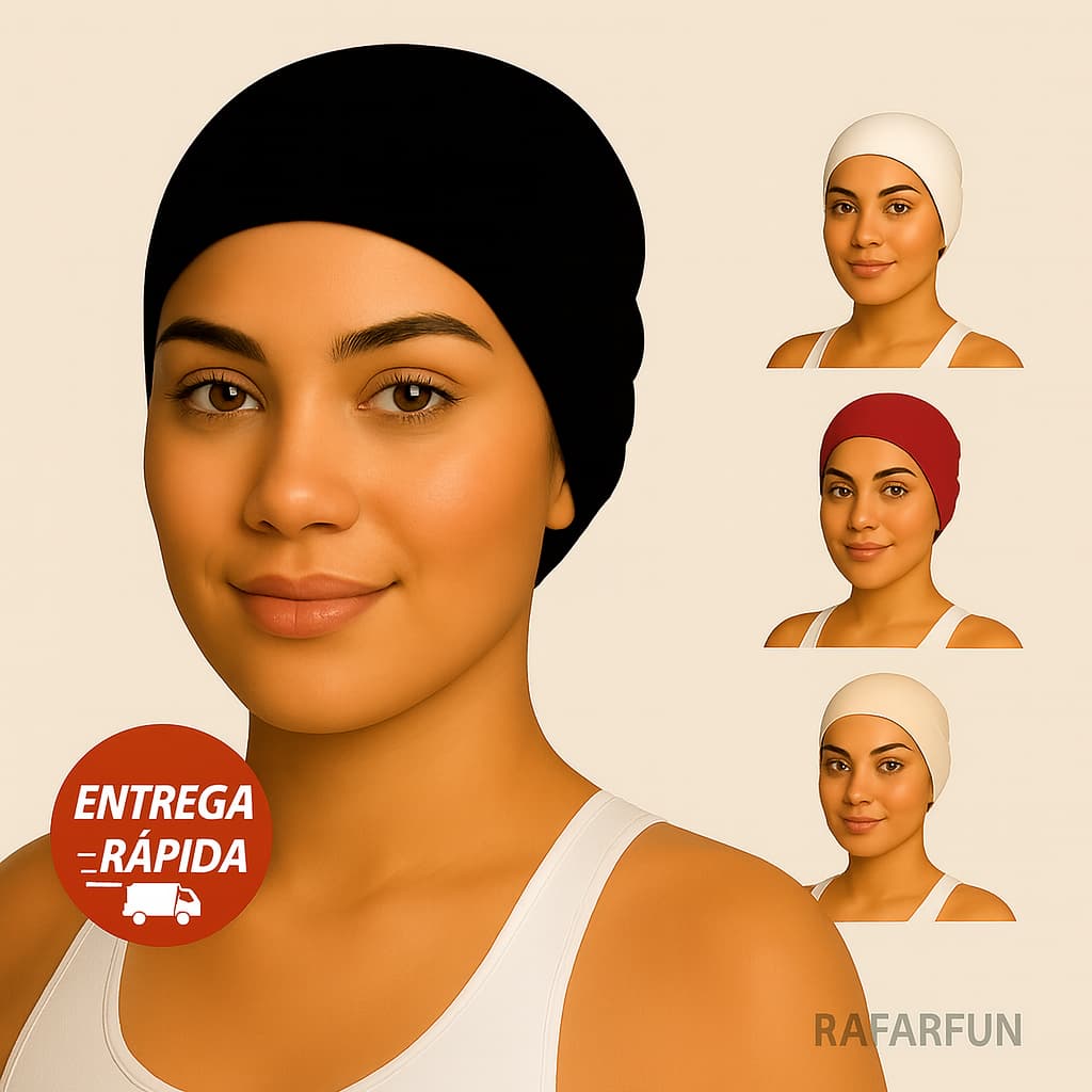Touca Nero Lisa Anti-Frizz para Dormir – Proteção e Alinhamento dos Fios