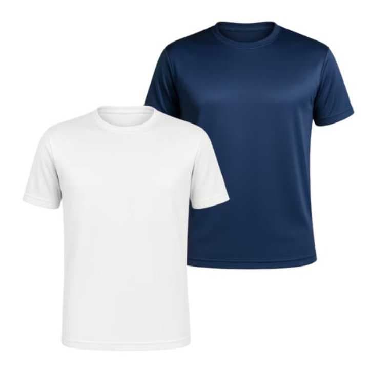 kit 2 Camiseta Masculina Dri Fit Academia Treino Corrida Poliéster Furadinha Leve Premium